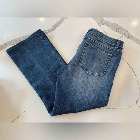 Vintage Harley Davidson Mid Rise Bootcut Jeans Rhinestones & Bling Womens Sz 10P - Picture 2 of 13